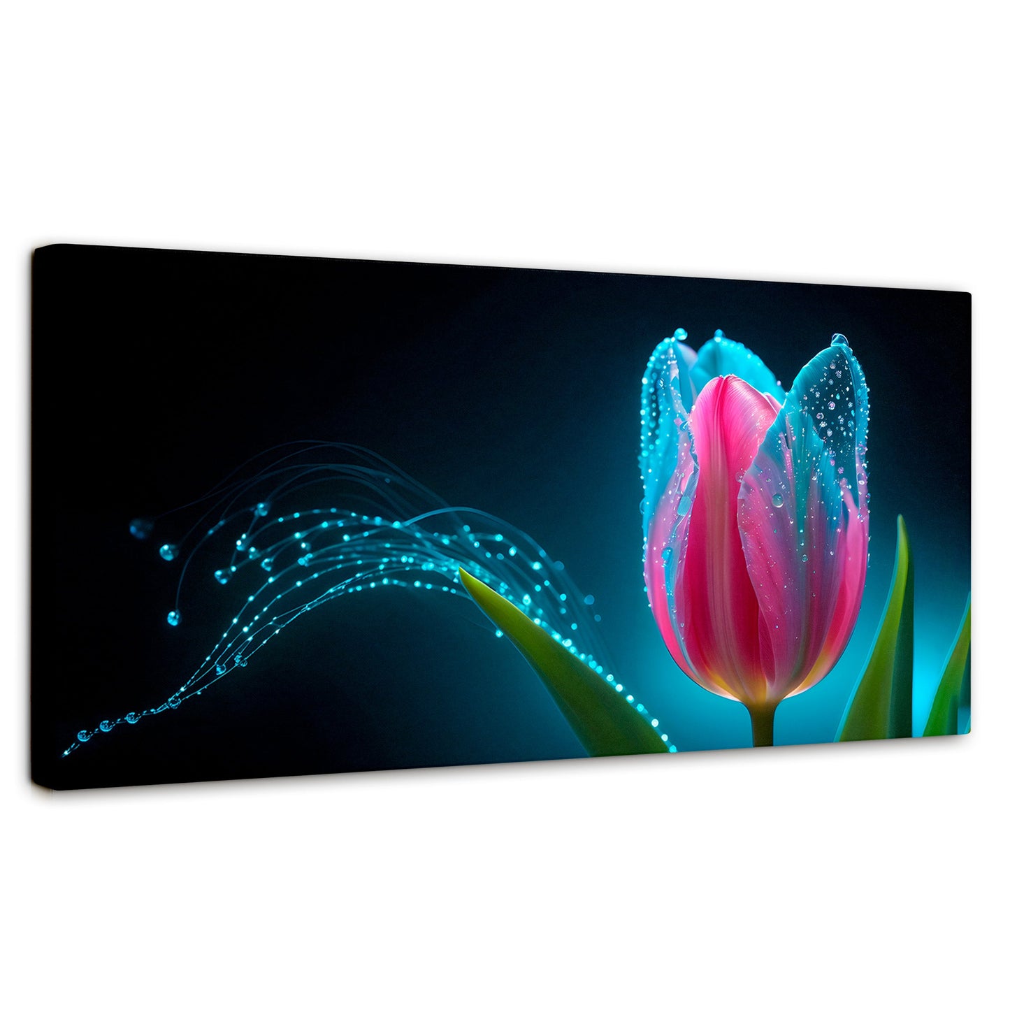 Cuadros Decorativos Canvas Revolution | Tulipan Aura Viva | Panoramico | Portada