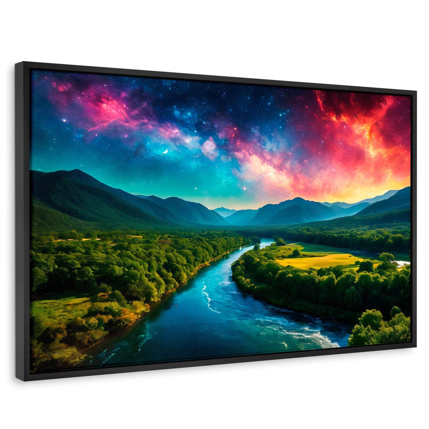 Cuadros Decorativos Canvas Revolution | Valle Rio Nebuloso | Rectangular | Portada