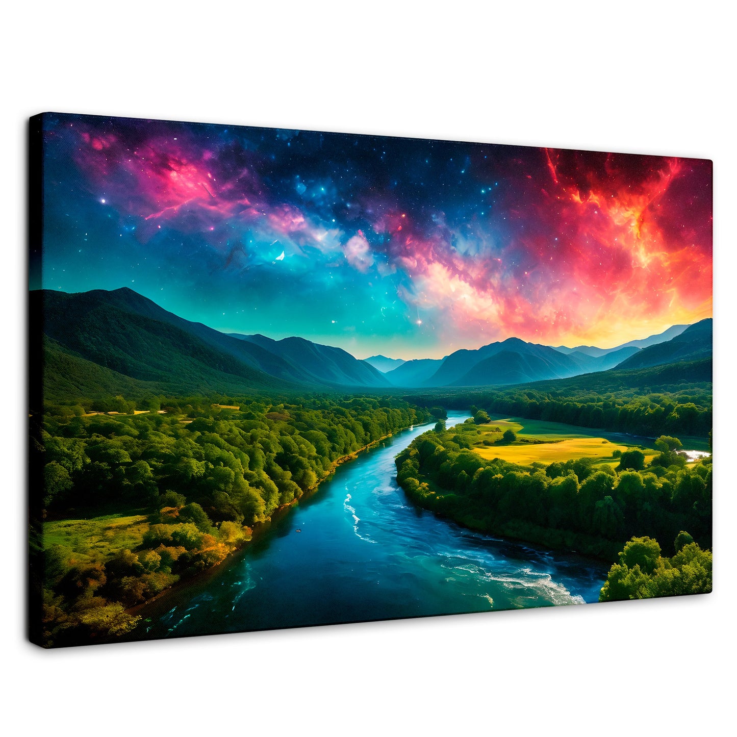 Cuadros Decorativos Canvas Revolution | Valle Rio Nebuloso | Rectangular | Portada