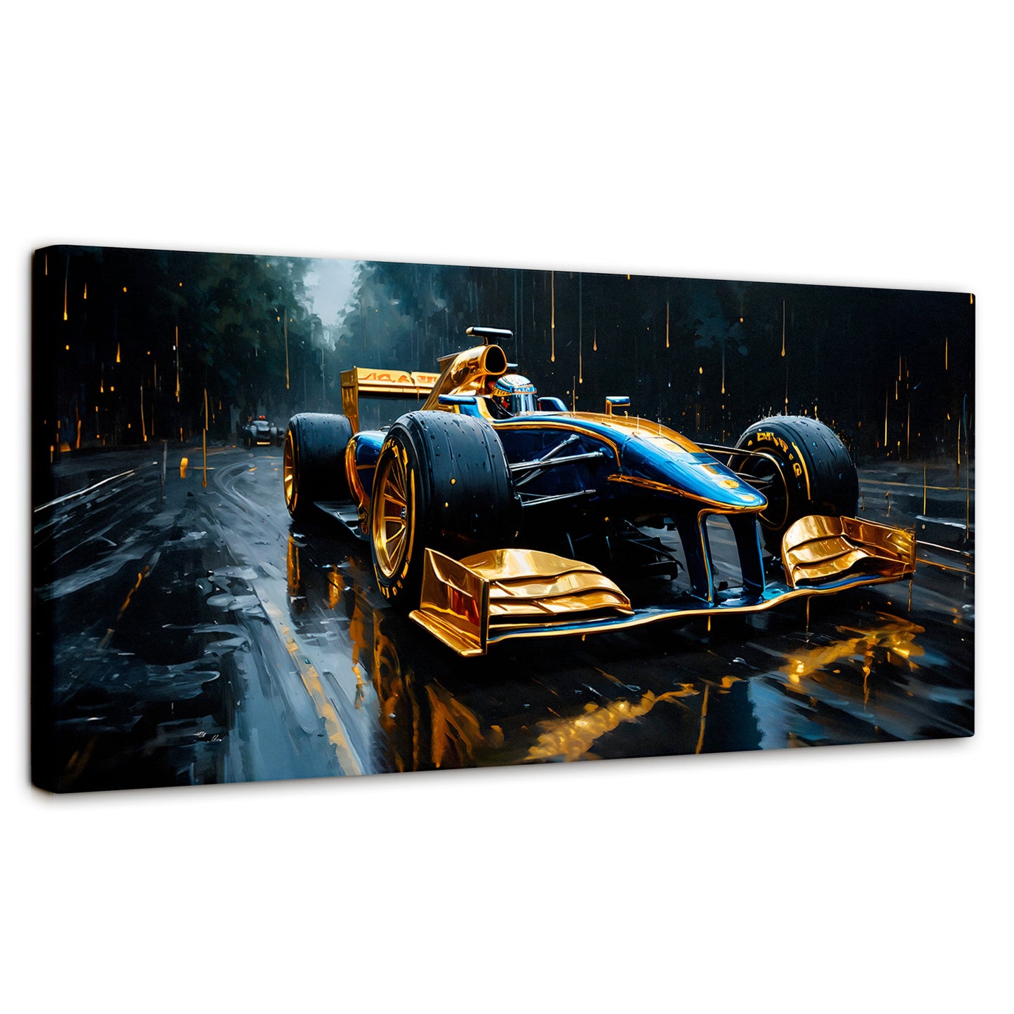 Cuadros Decorativos Canvas Revolution | Velocidad Tormenta | Panoramico | Portada | Marco SinMarco