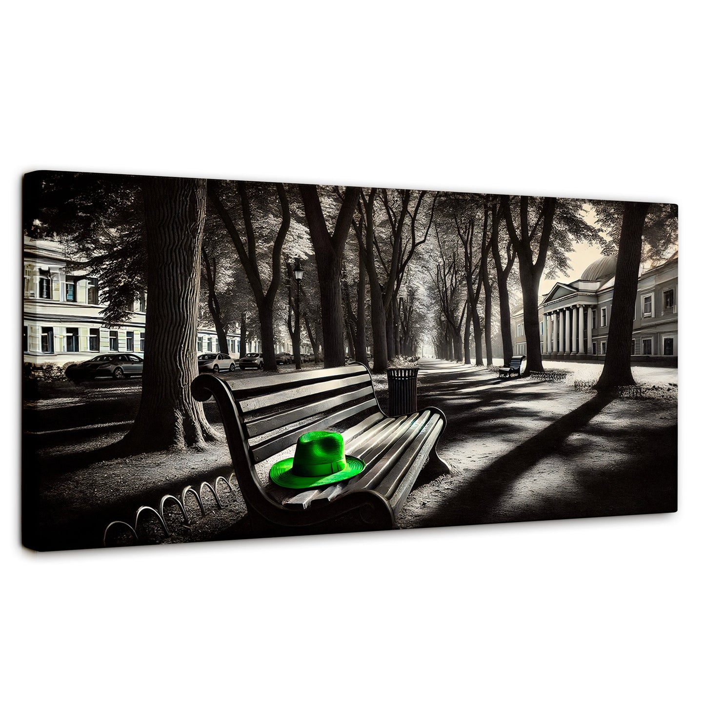 Cuadros Decorativos Canvas Revolution | Verde En Descanso | Panoramico | Portada | Marco SinMarco