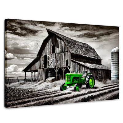 Cuadros Decorativos Canvas Revolution | Verde En La Granja | Rectangular | Portada | Marco SinMarco