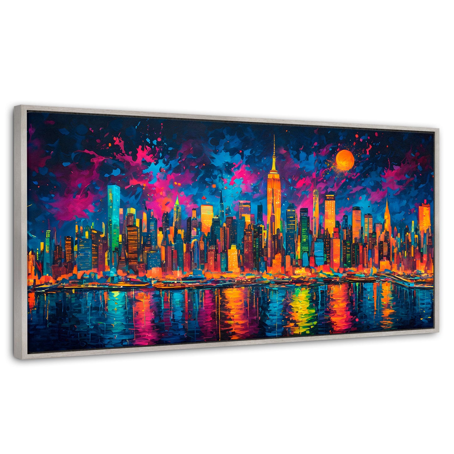 Cuadros Decorativos Canvas Revolution | Vibrancia Nocturna | Panoramico | Portada