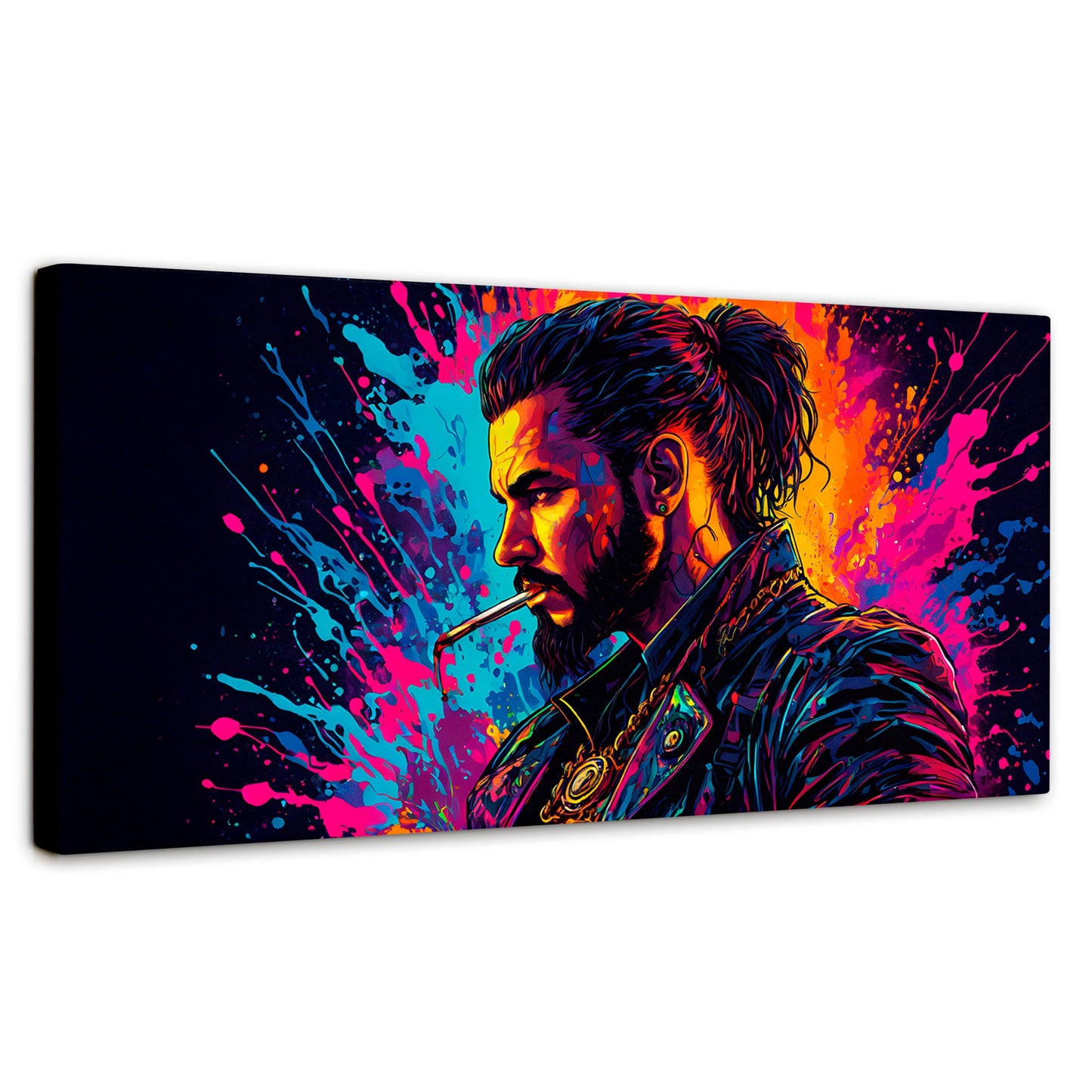 Cuadros Decorativos Canvas Revolution | Vibrante Solitario | Panoramico | Portada | Marco SinMarco