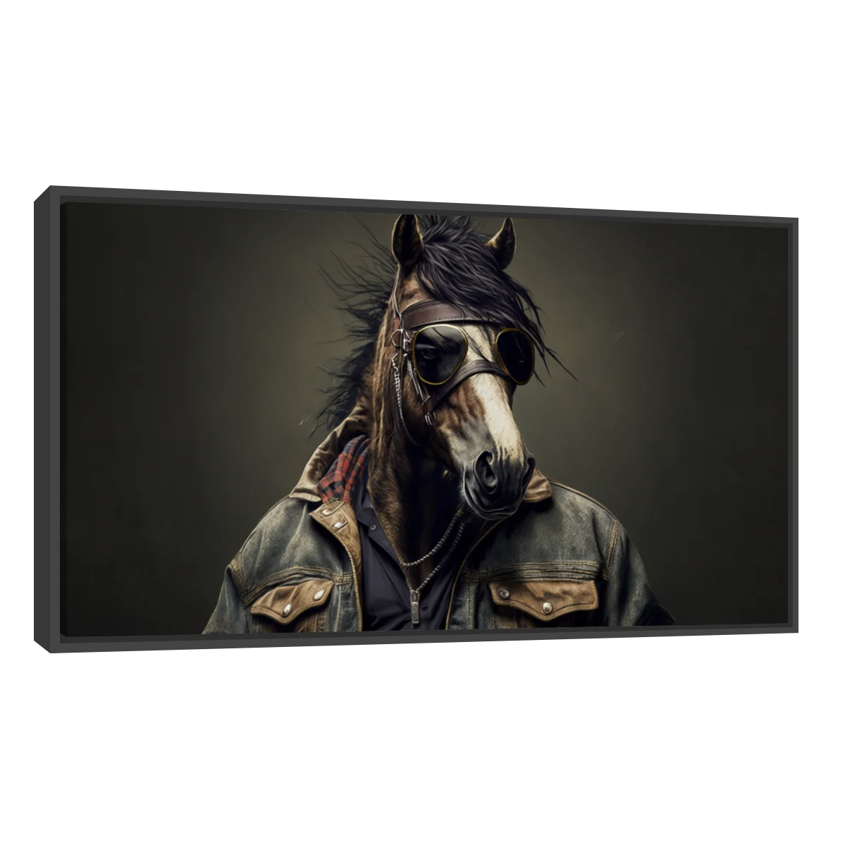Caballo con Chamarra