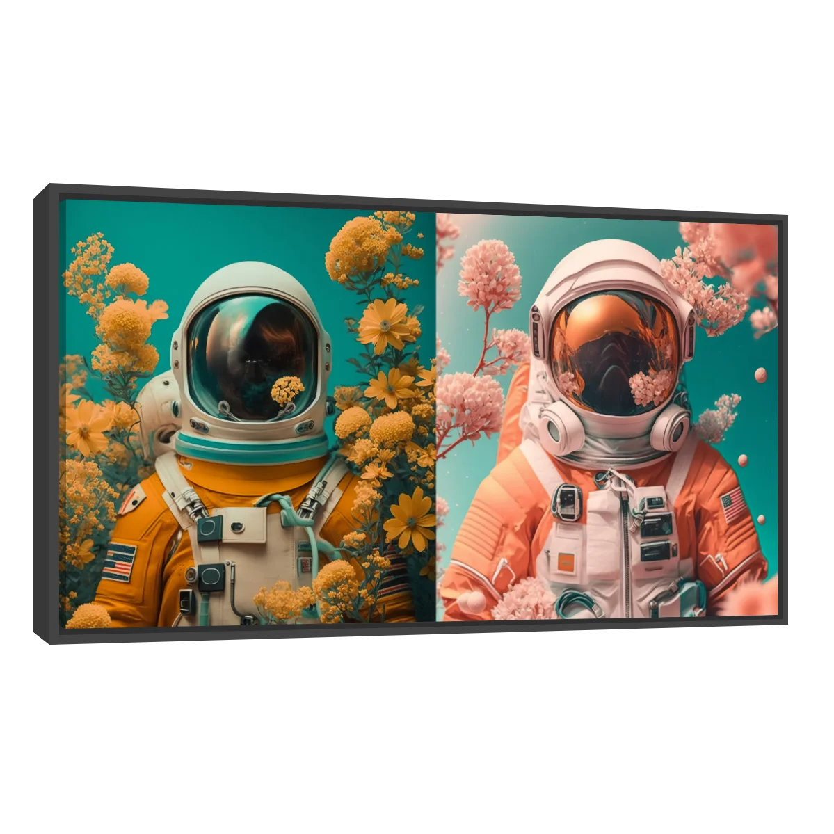 Astronauta con Flores