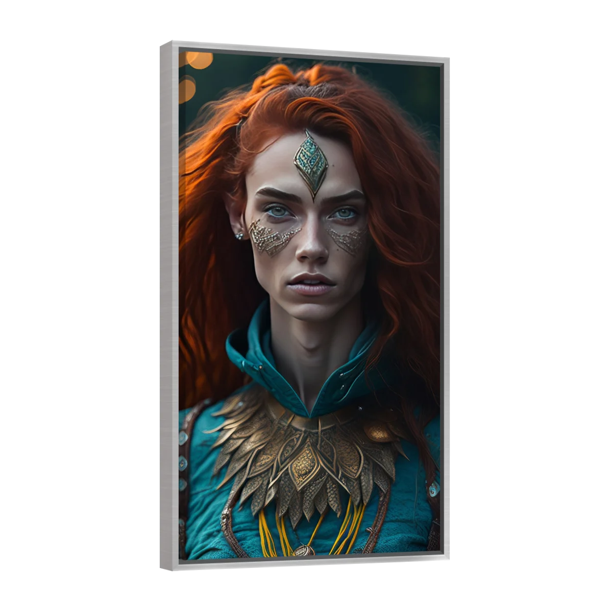 Mujer Peliroja Nordica