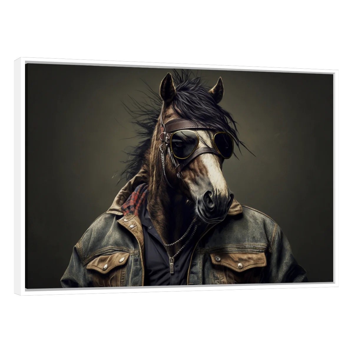 Caballo con Chamarra