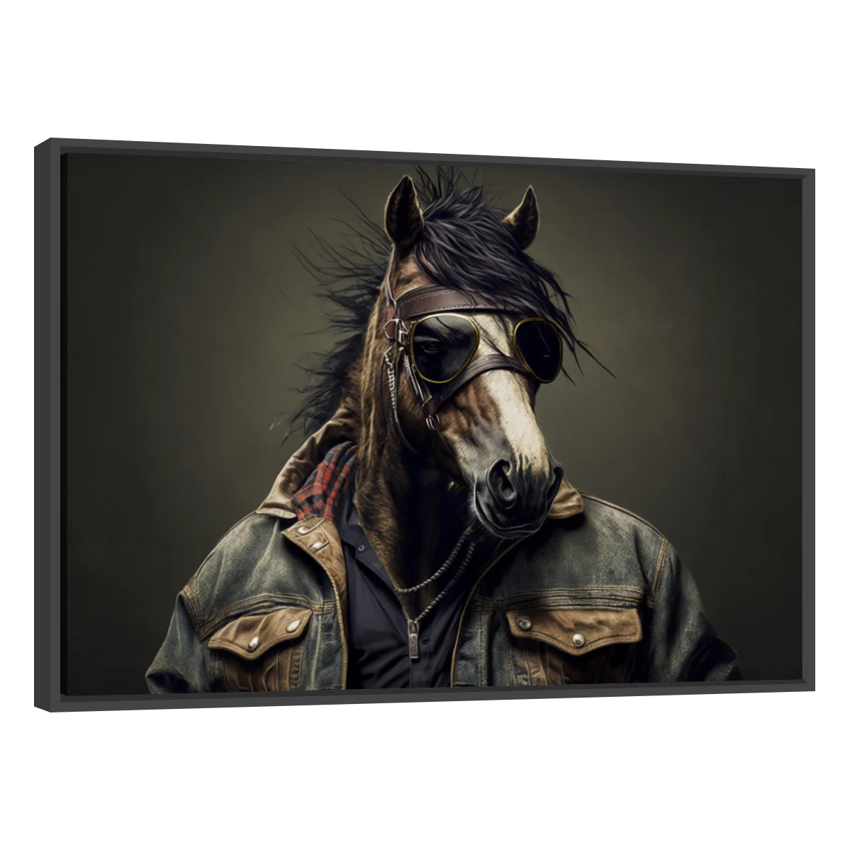 Caballo con Chamarra