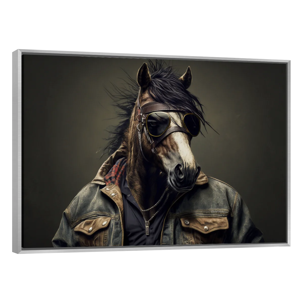 Caballo con Chamarra