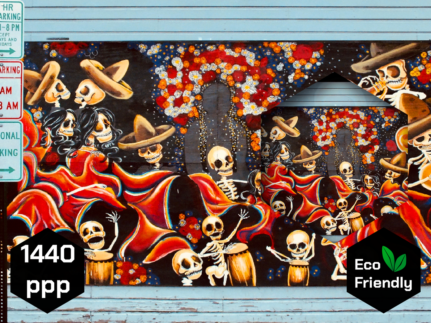 Mural día de muertos