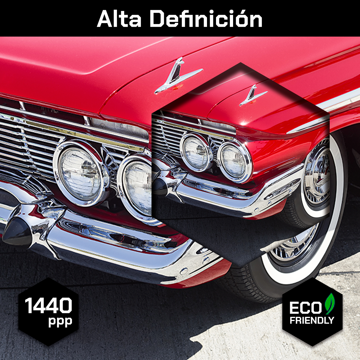 Faros De Auto Rojo Vintage