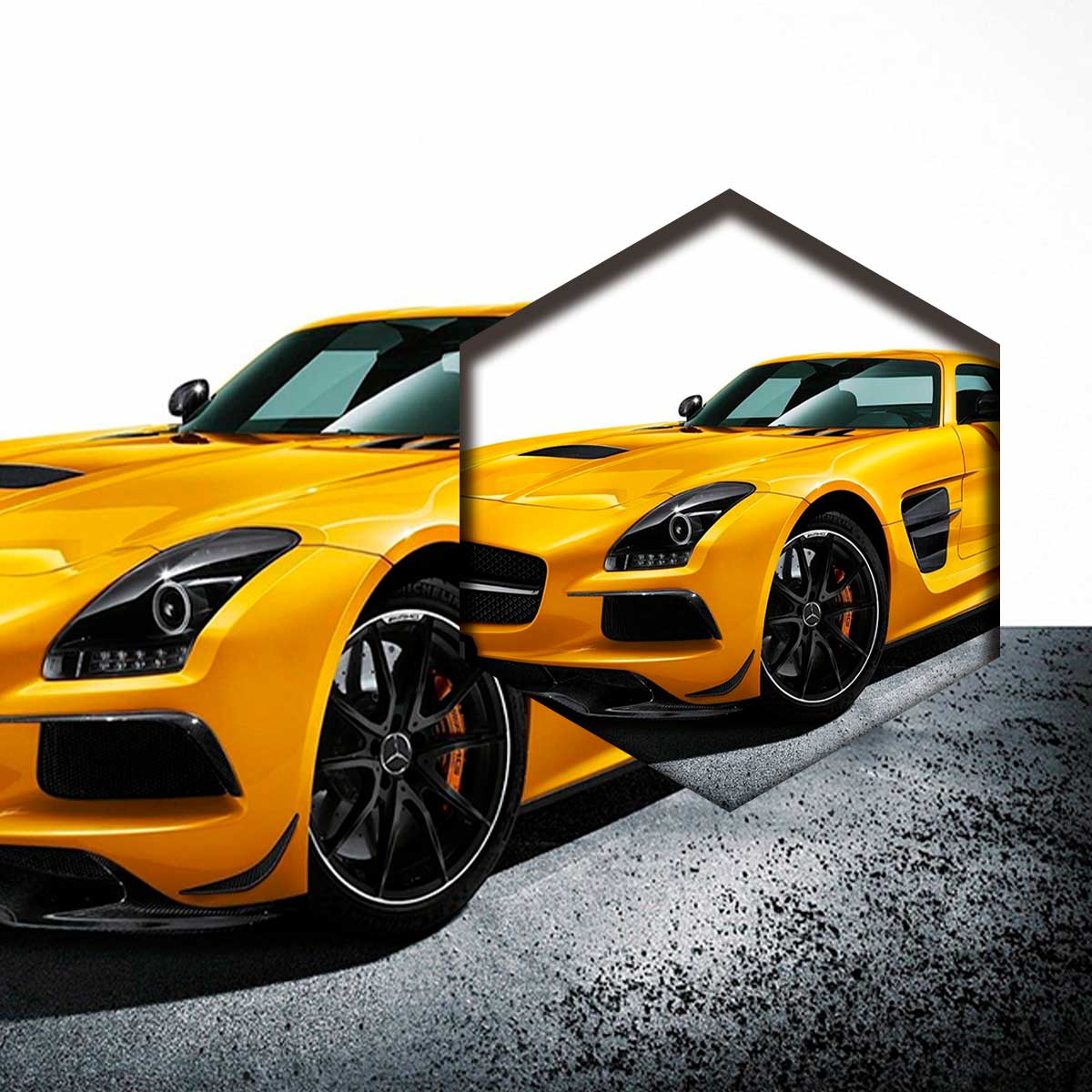 Mercedes Benz CC Amarillo
