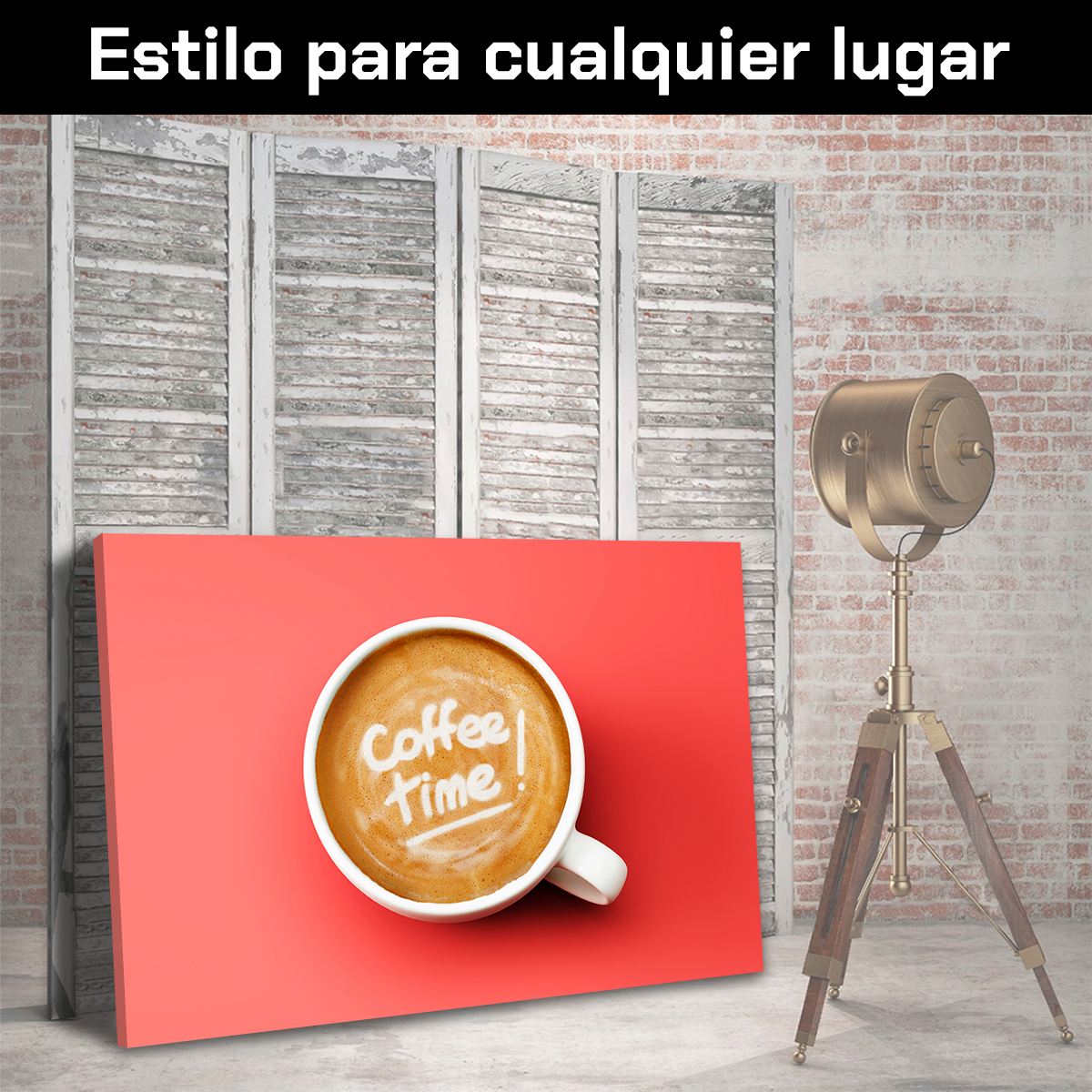 Café Con Frase Coffe Time
