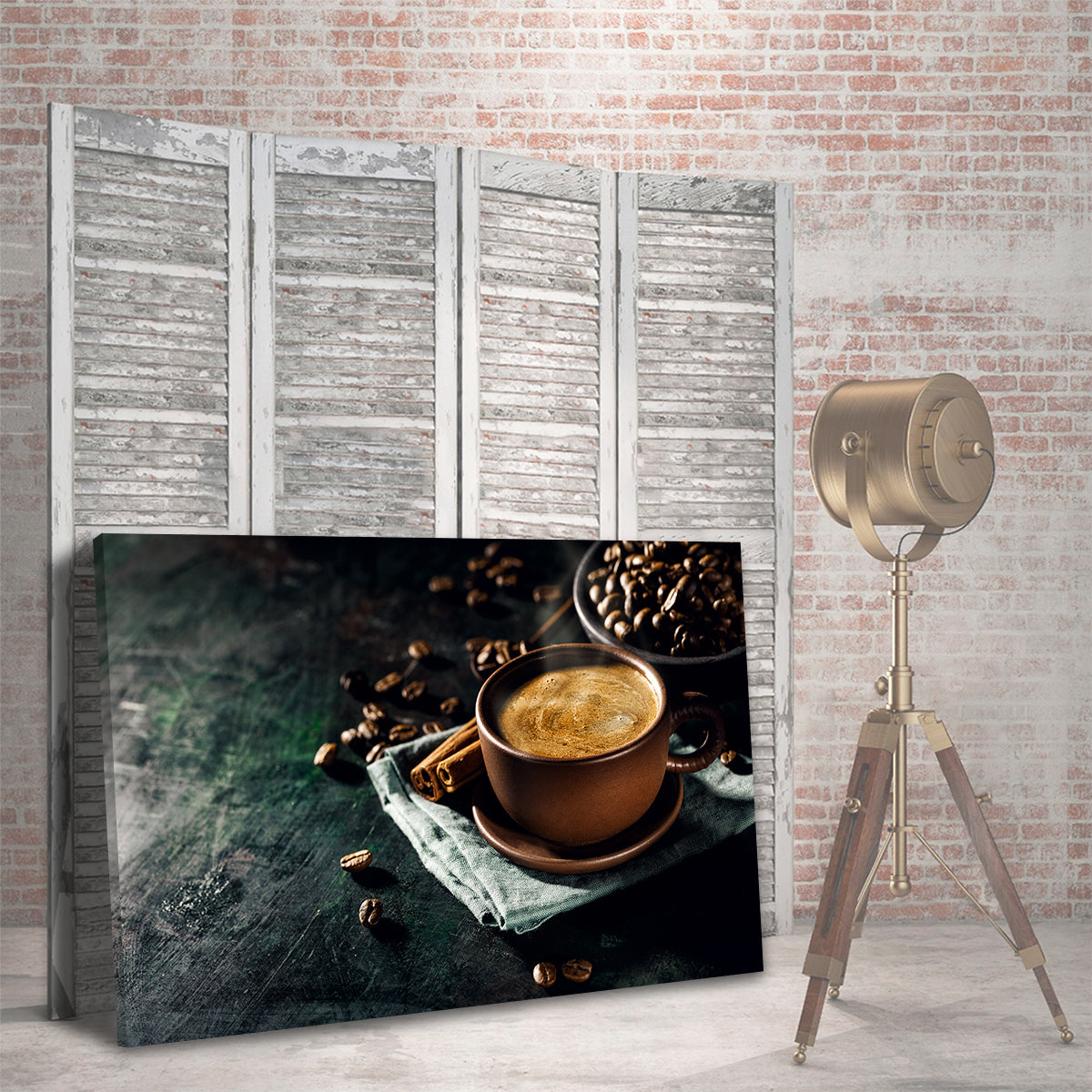 Café Granos Y Canela Rusticos