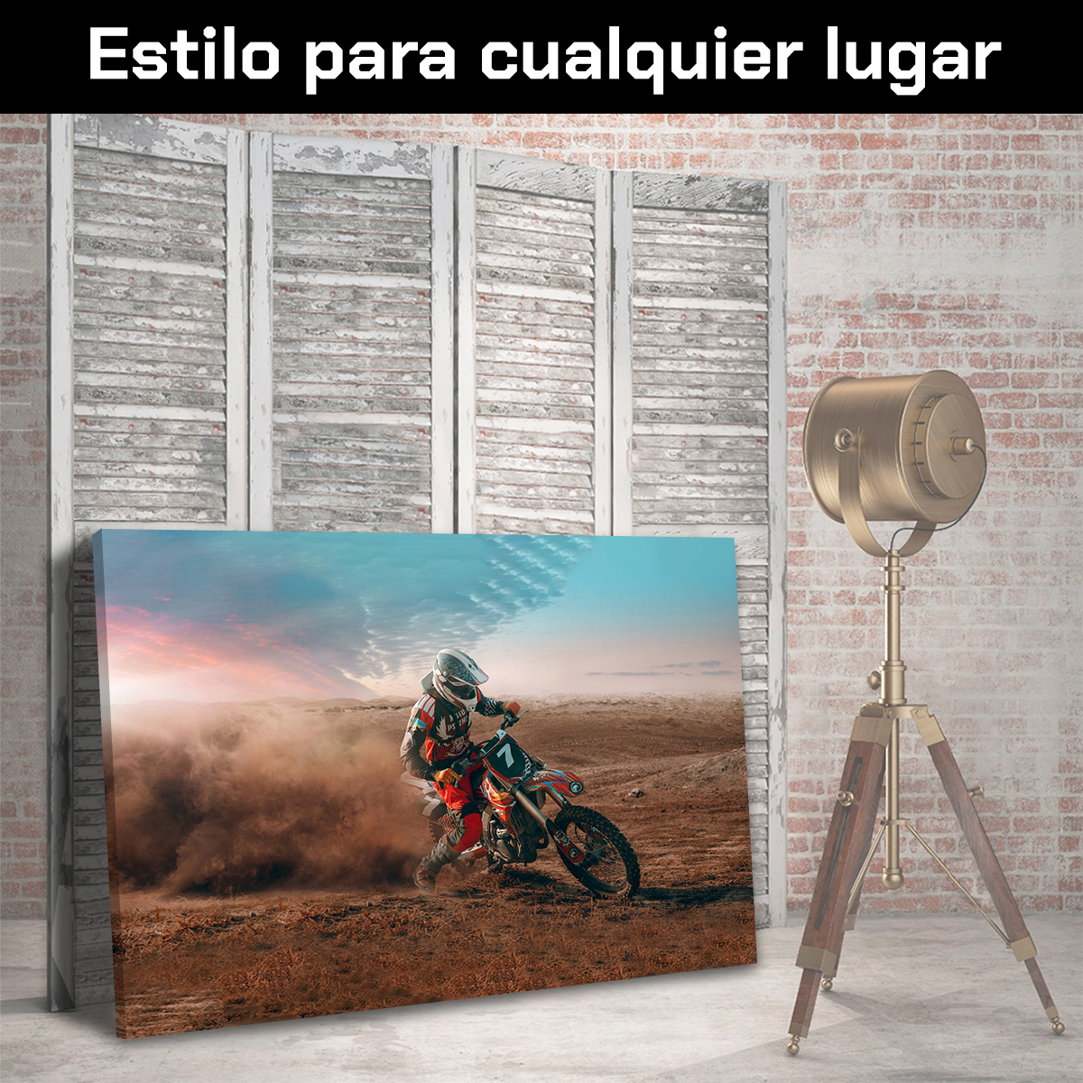 Motocross Derrapando