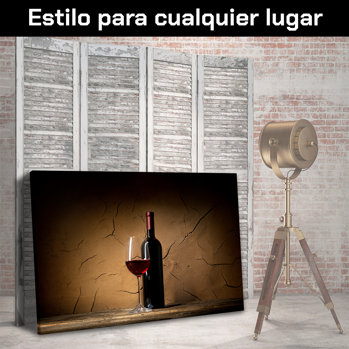 Vino Tinto En Botella Y Copa