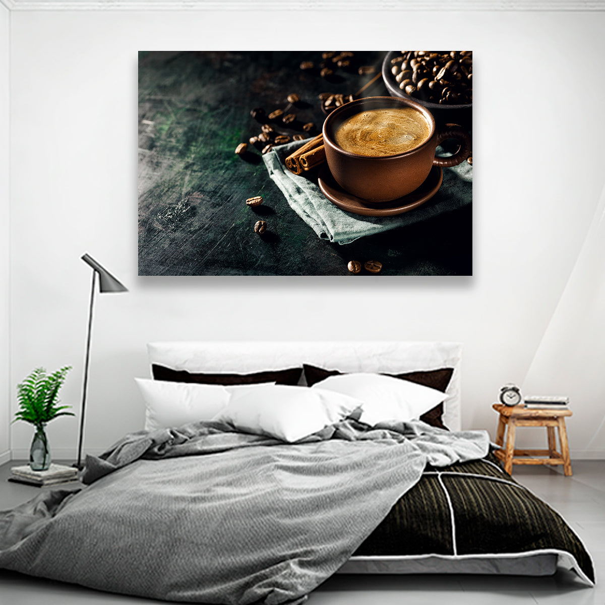 Café Granos Y Canela Rusticos
