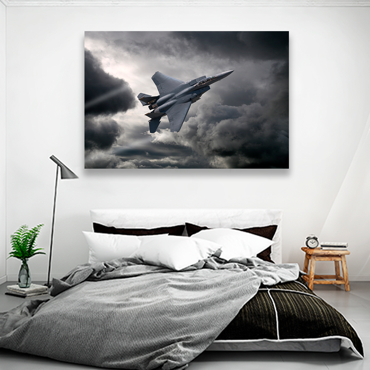 Jet F15 En El Cielo