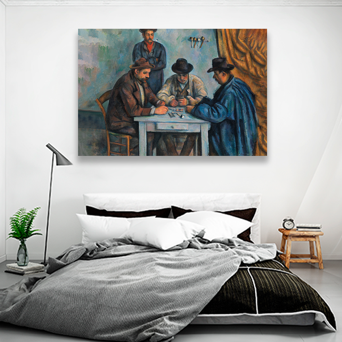 Los Jugadores De Cartas Por Paul Cezanne