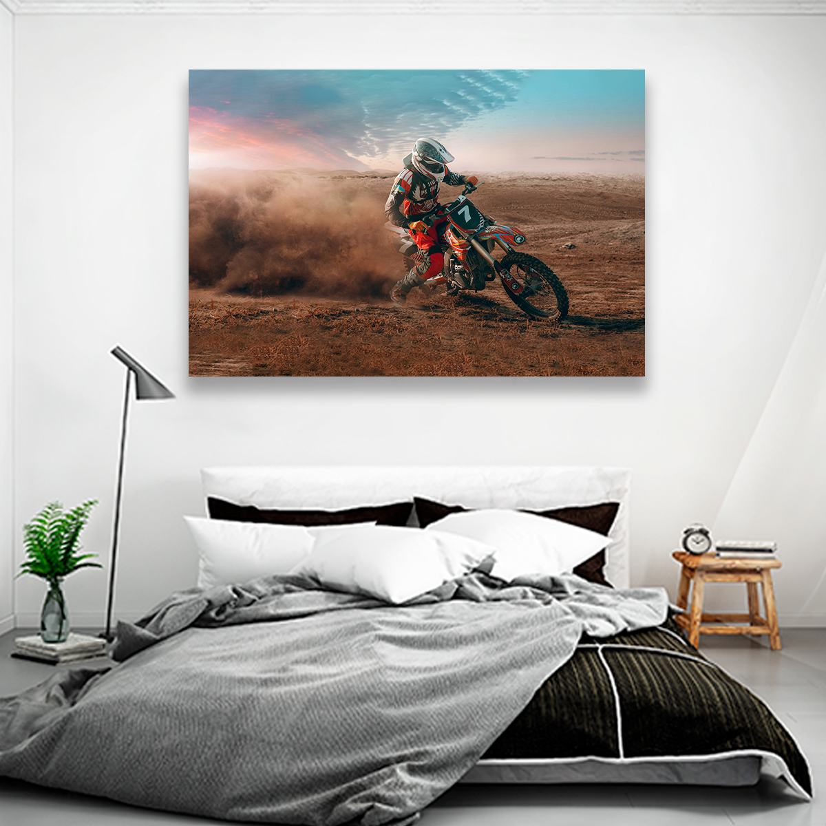 Motocross Derrapando