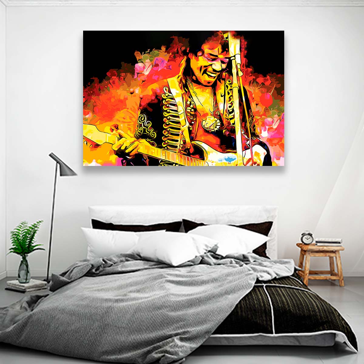 Retrato Jimmy Hendrix
