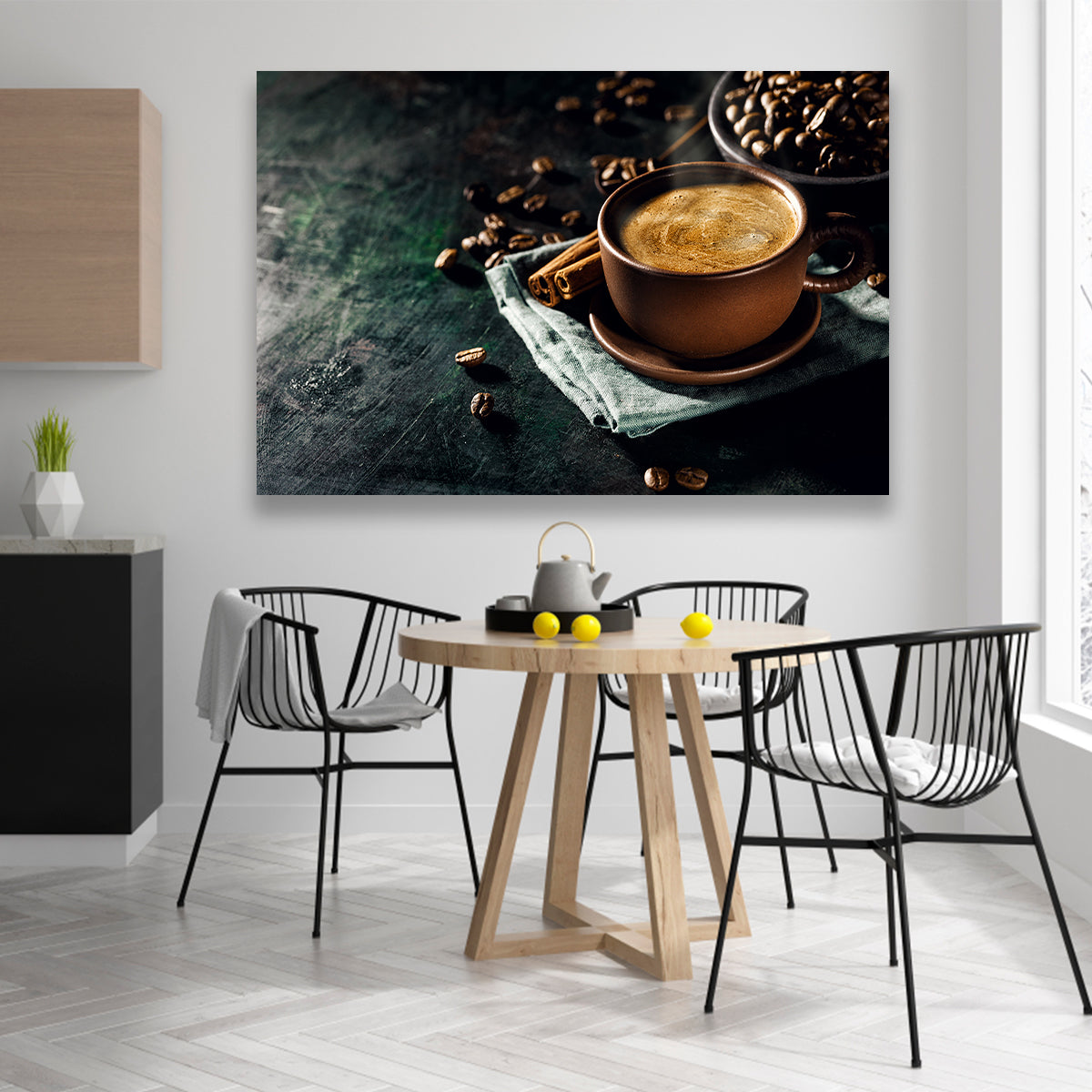 Café Granos Y Canela Rusticos