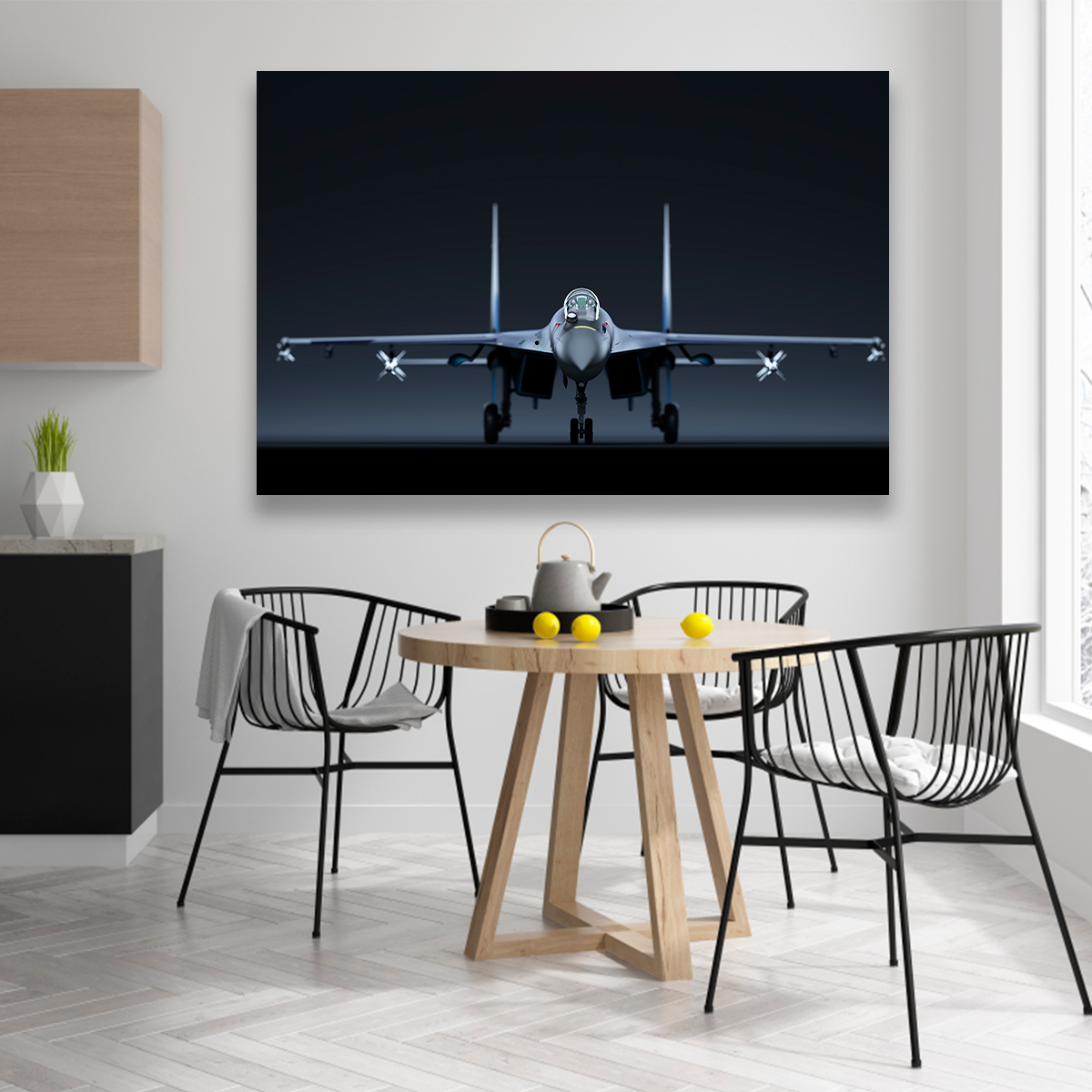 Jet Sukhoi SU35 Gris