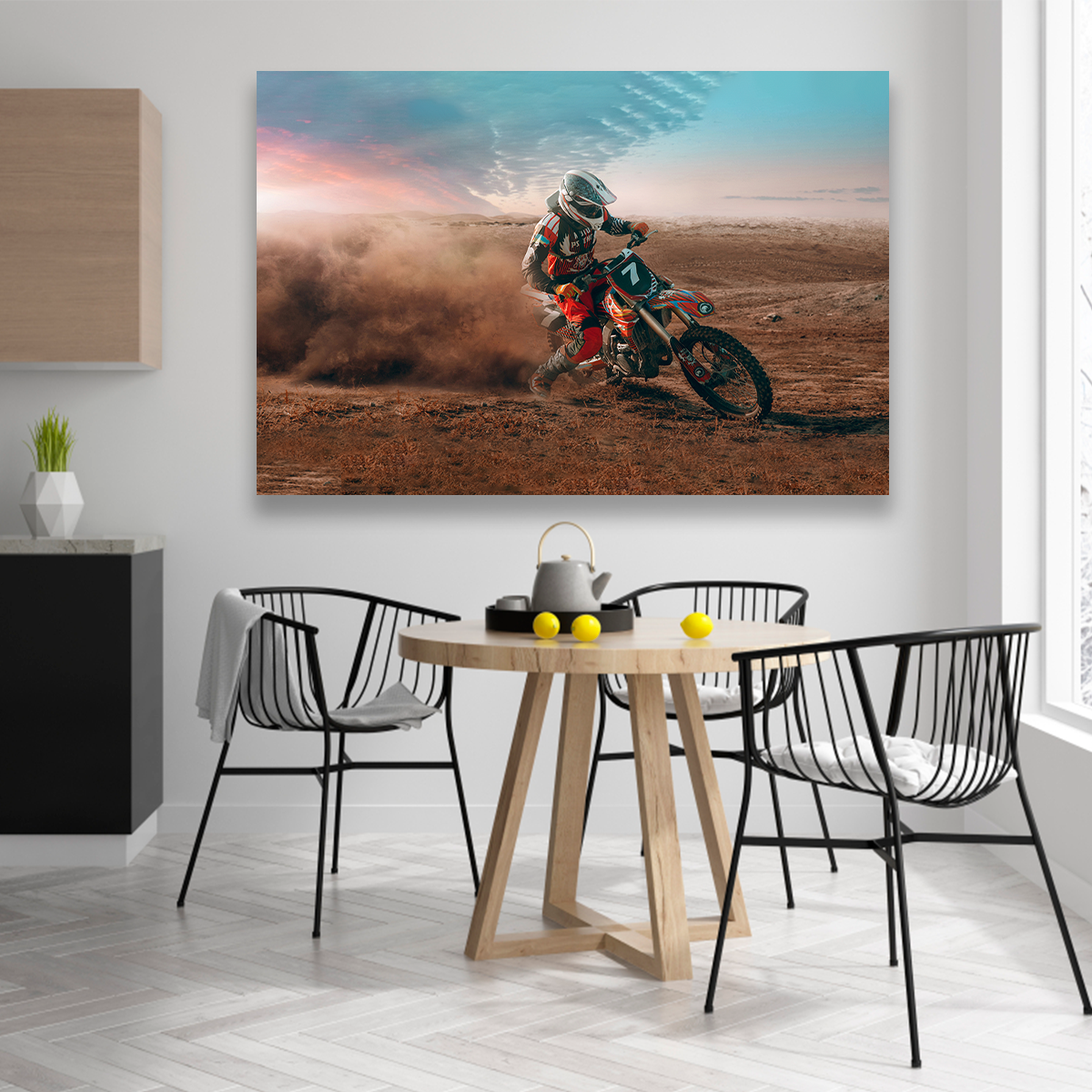 Motocross Derrapando