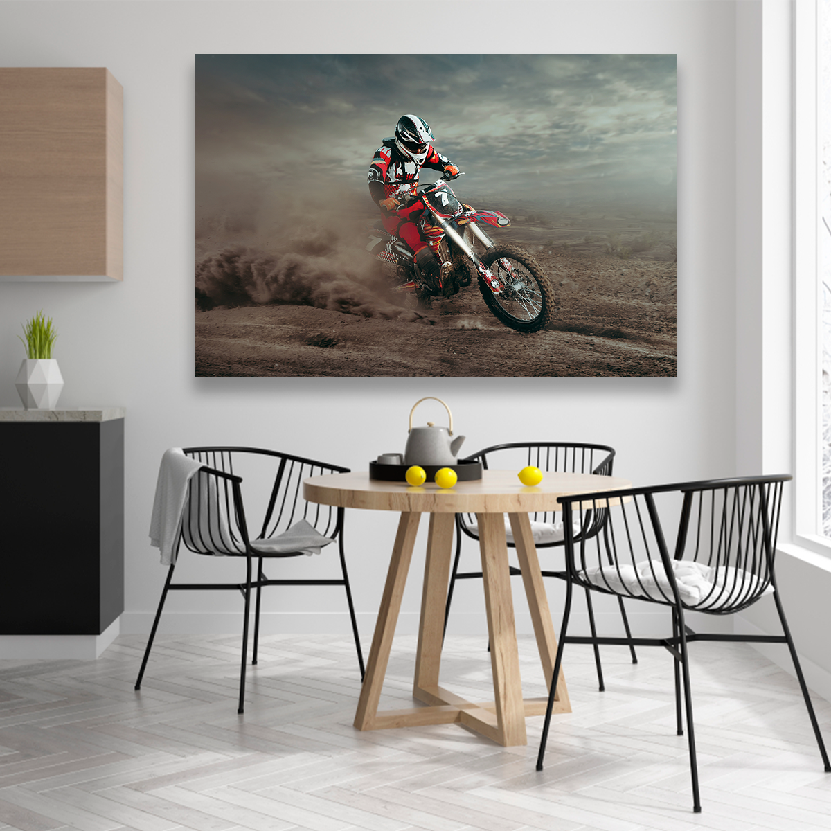 Motocross Entre Polvo