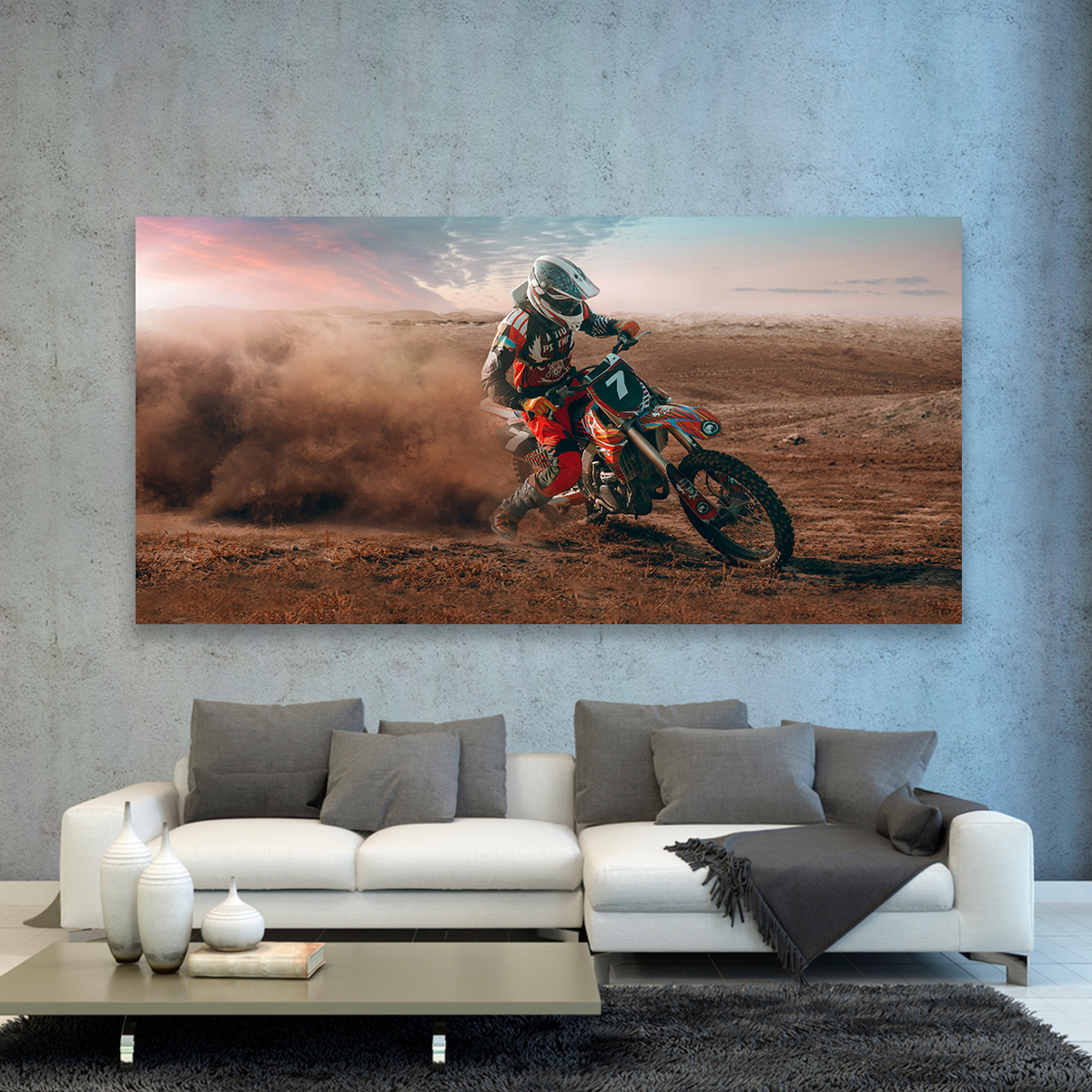 Motocross Derrapando