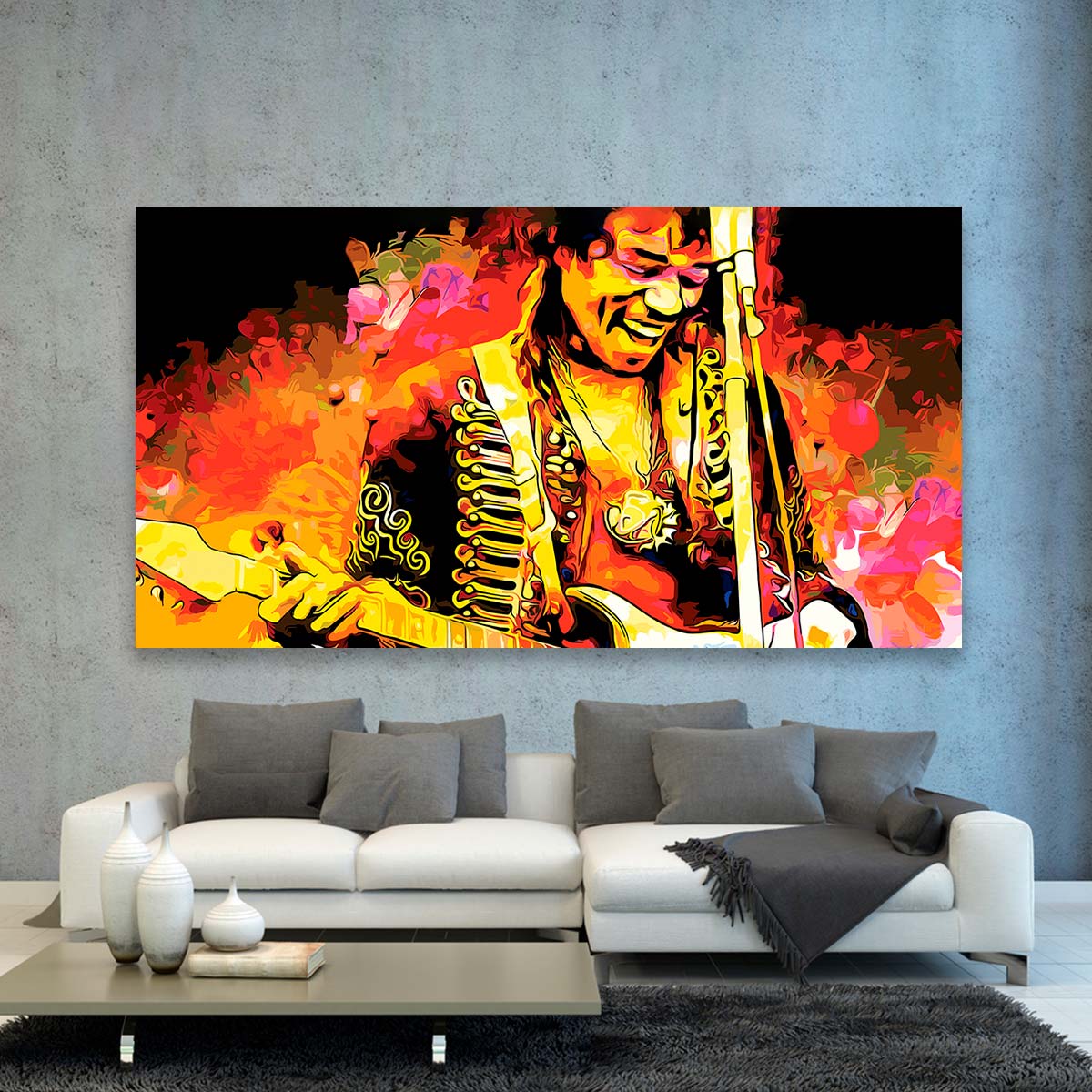 Retrato Jimmy Hendrix