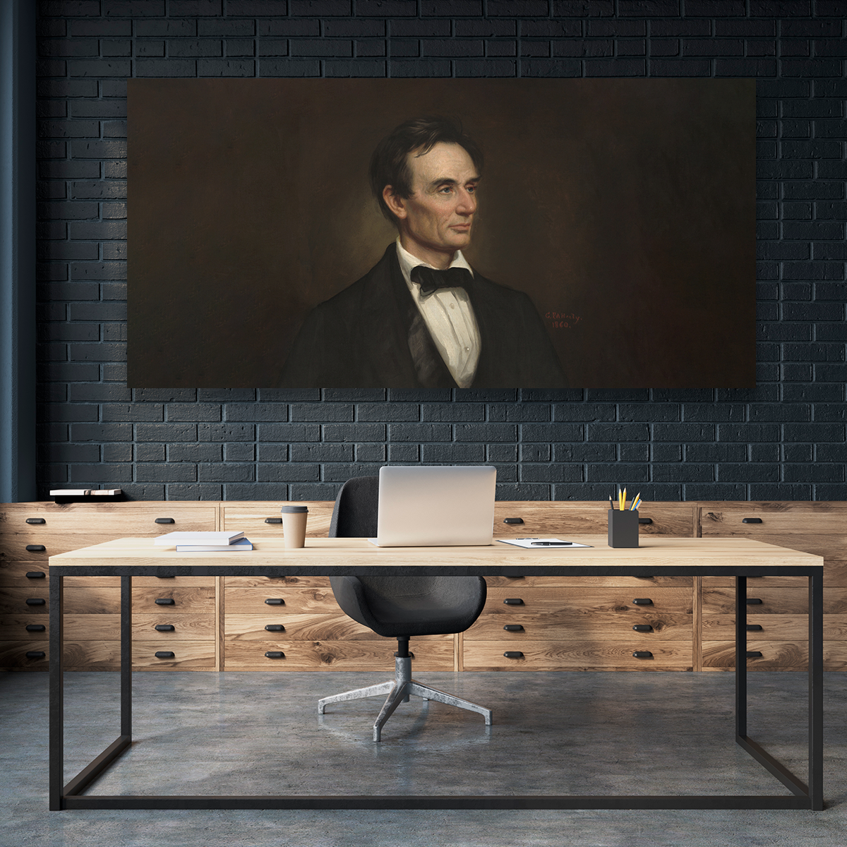 Abraham Lincoln Por George Peter Healy