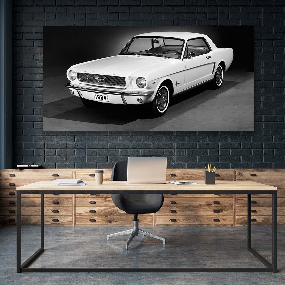 Mustang 64 Blanco