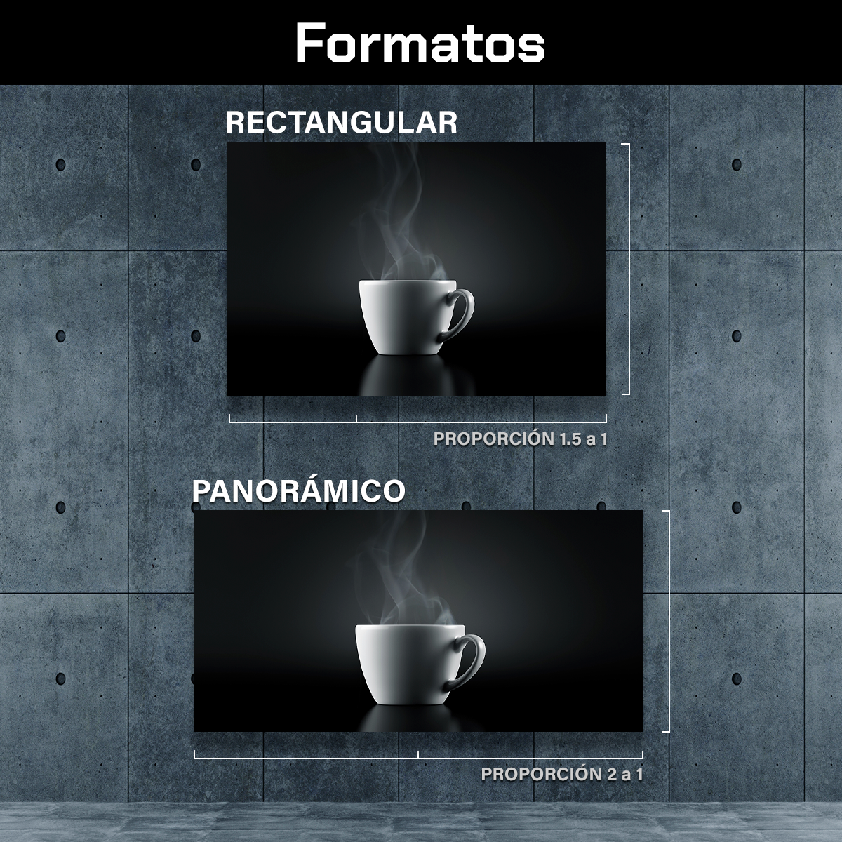 Café Caliente En Fondo Negro