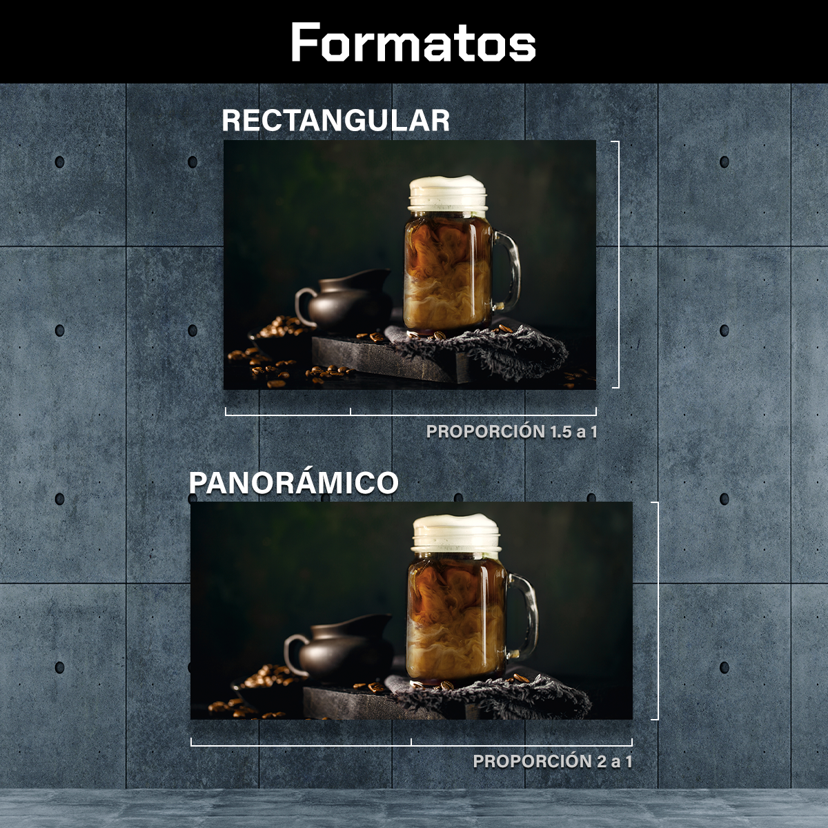 Capuccino En Jarro De Vidrio