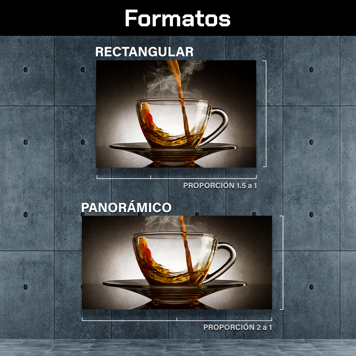 Café Cayendo Sobre Taza De Vidrio