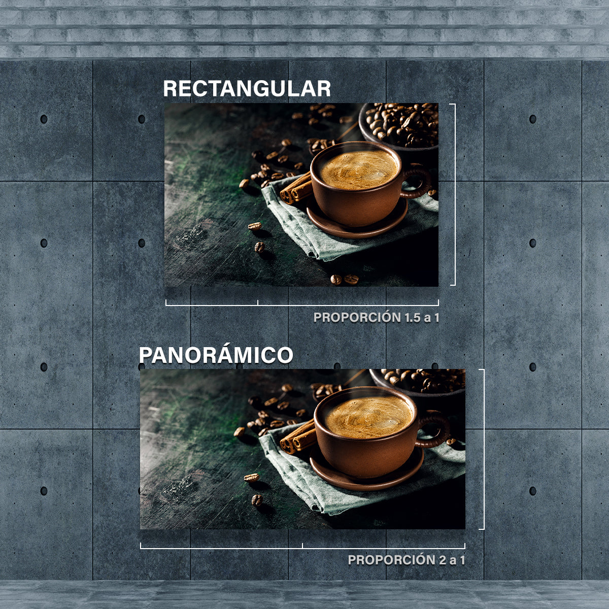 Café Granos Y Canela Rusticos