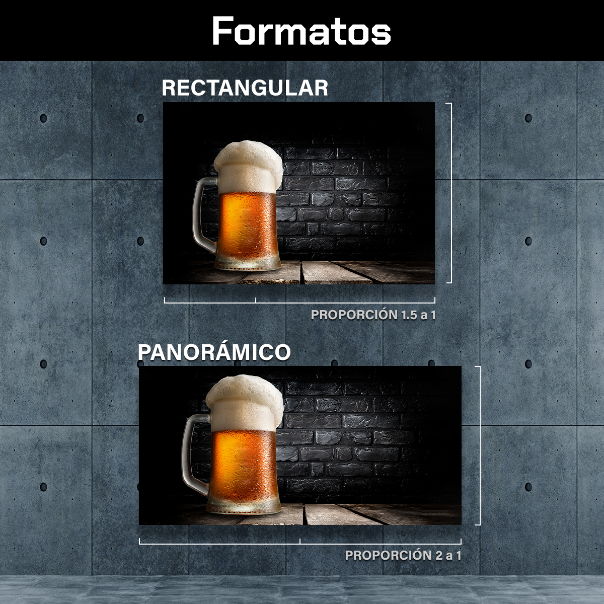 Cerveza Espumosa Con Fondo Negro