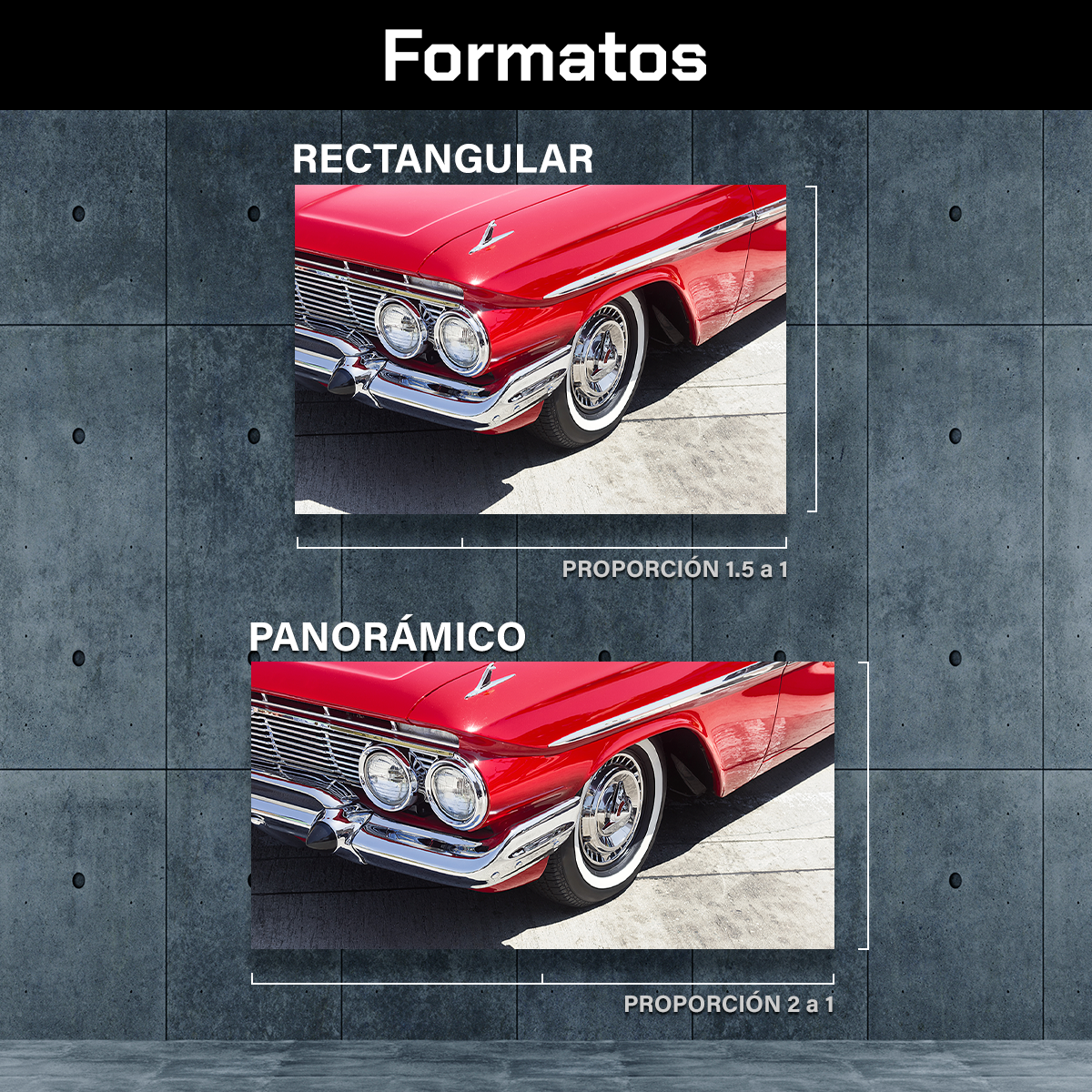Faros De Auto Rojo Vintage