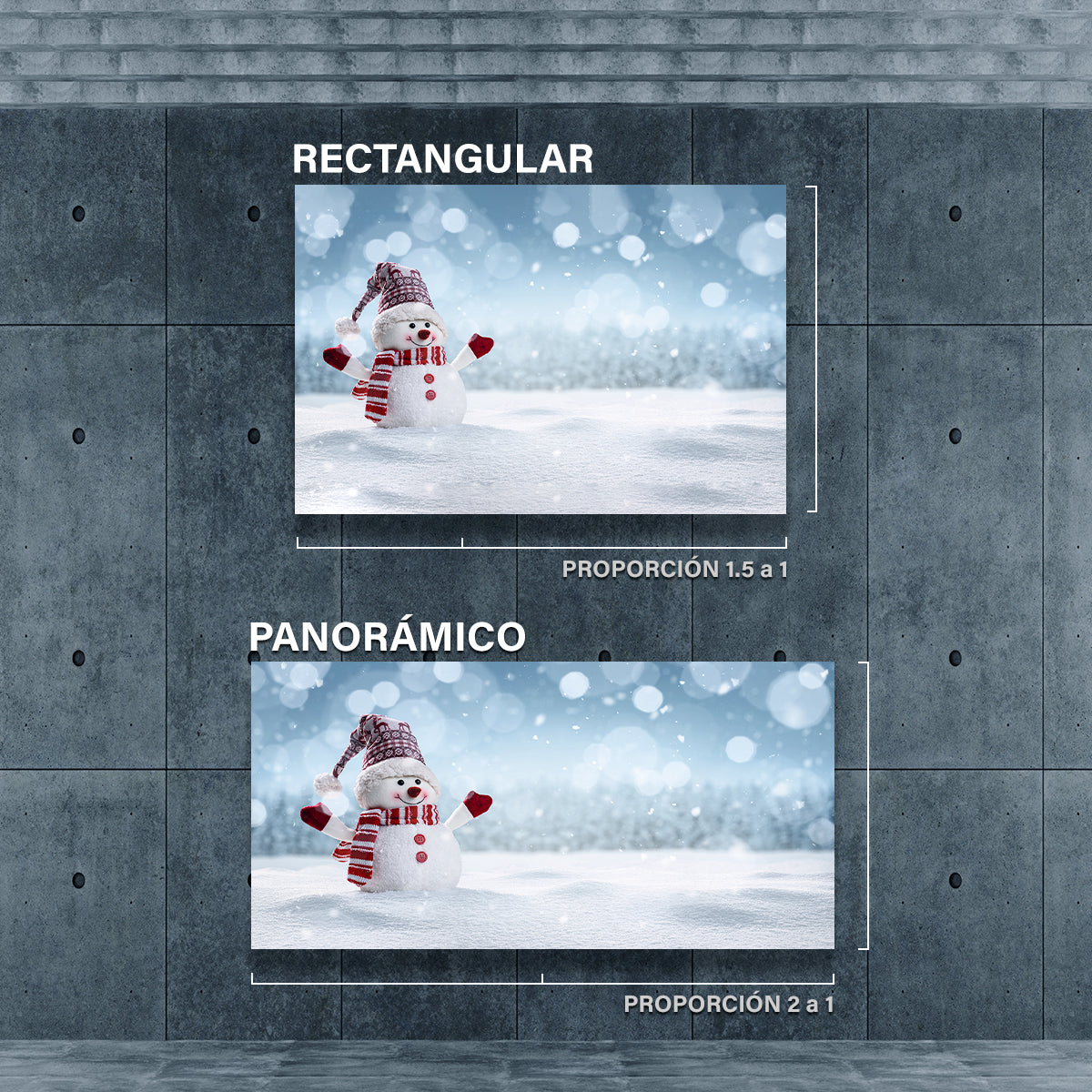 Hombre De Nieve Alegre