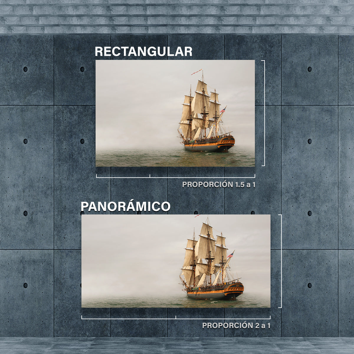 Barcos Ingresando Dentro La Niebla