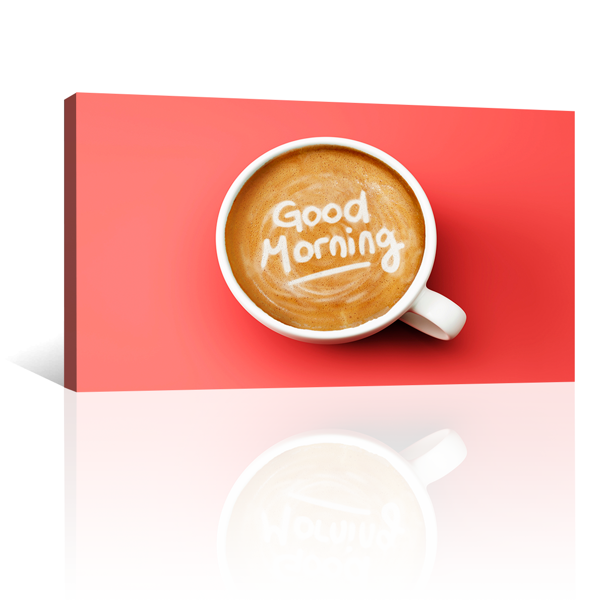 Canvas Café Frase Good Morning