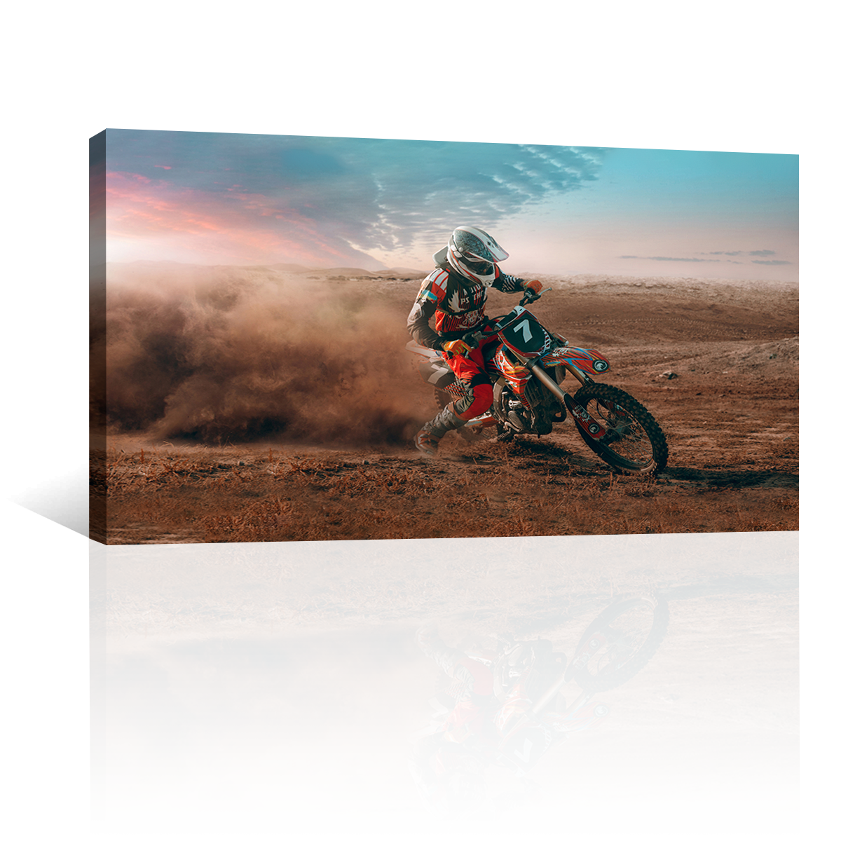 Motocross Derrapando