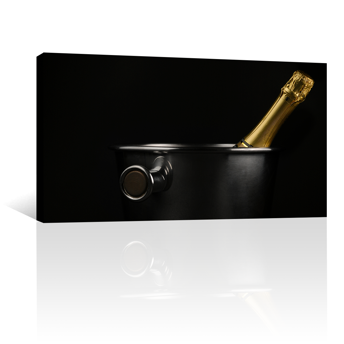 Vino Champagne Dentro De Cubetilla