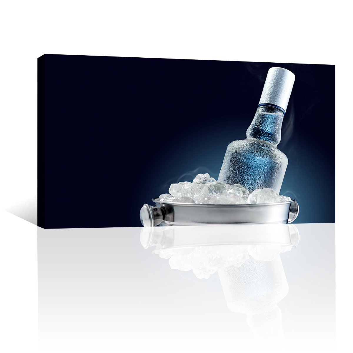 Vodka Sobre Cubeta Con Hielos