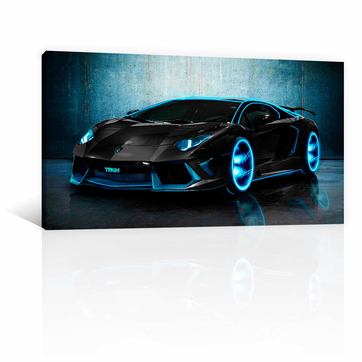 Lamborghini Azul Neon