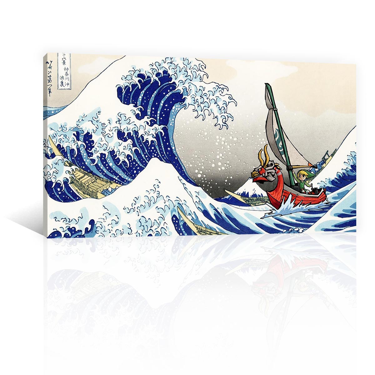Link Y La Gran Ola De Kanagawa
