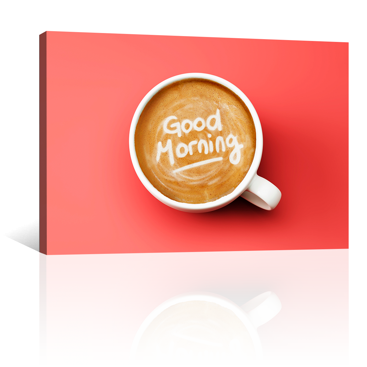 Canvas Café Frase Good Morning