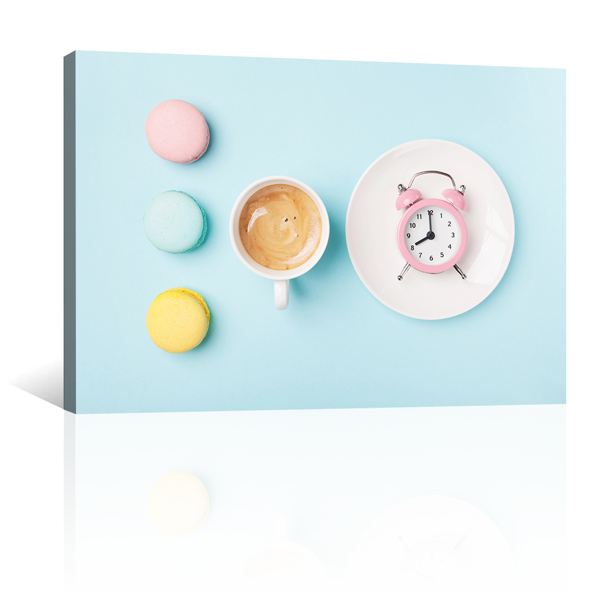 Café Con Dulces Y Reloj Despertador